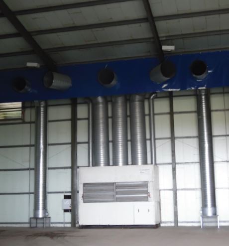 Manage cold store air movement