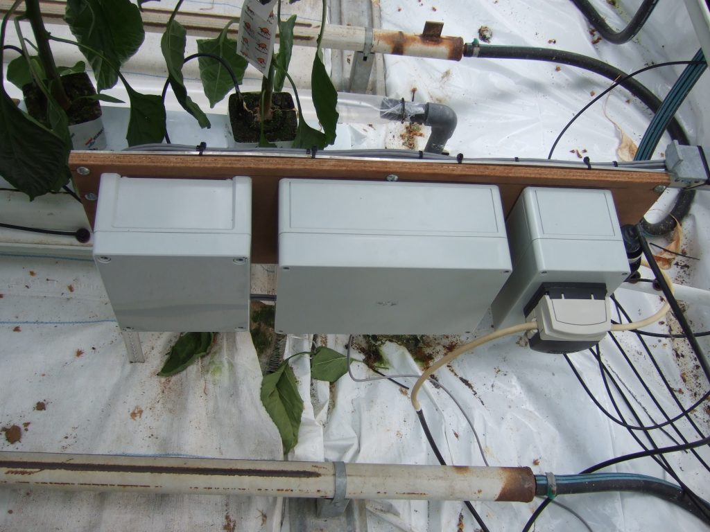 Precision irrigation energy efficiency control system in a glasshouse